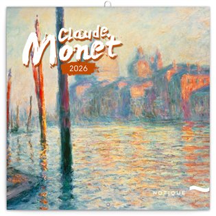 Poznámkový kalendář Claude Monet 2026 - 