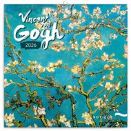 Poznámkový kalendář Vincent van Gogh 2026