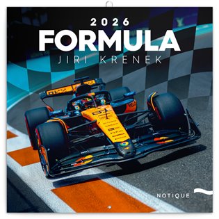 Poznámkový kalendář Formule – Jiří Křenek 2026 - 