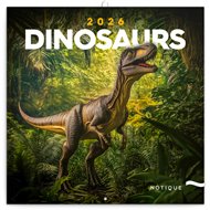 Poznámkový kalendář Dinosauři 2026