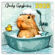 Poznámkový kalendář Rozverné kapybary 2026