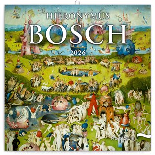 Poznámkový kalendář Hieronymus Bosch 2026 - 