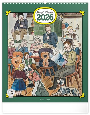 Nástěnný kalendář Josef Lada 2026 - 