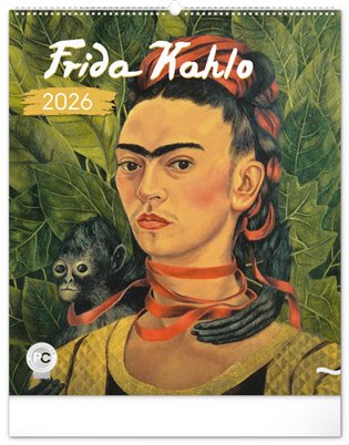 Nástěnný kalendář Frida Kahlo 2026 - 
