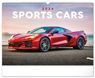 Nástěnný kalendář Auta 2026