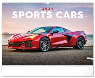 Nástěnný kalendář Auta 2026 - 