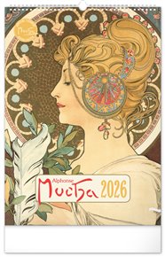 Nástěnný kalendář Alfons Mucha 2026