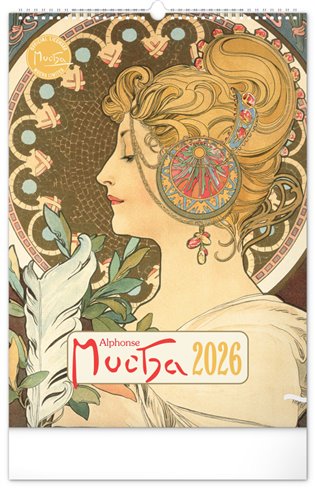 Nástěnný kalendář Alfons Mucha 2026 - 