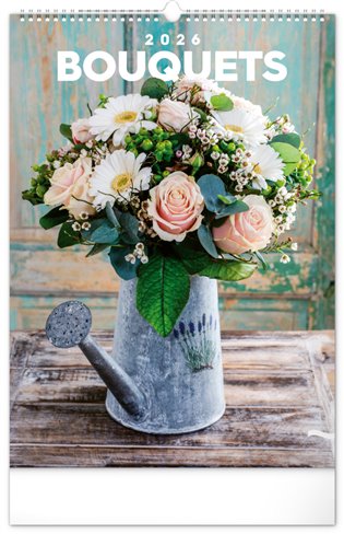 Nástěnný kalendář Kytice 2026 - 