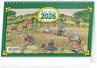 Stolní kalendář Josef Lada 2026