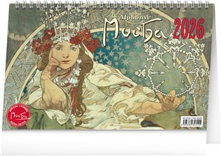 Stolní kalendář Alfons Mucha 2026 - 