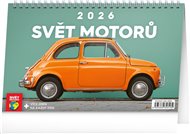 Stolní kalendář Svět motorů 2026