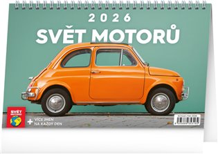 Stolní kalendář Svět motorů 2026 - 