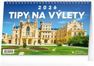 Stolní kalendář Tipy na výlety 2026