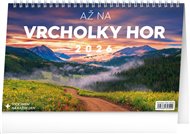 Stolní kalendář Až na vrcholky hor 2026