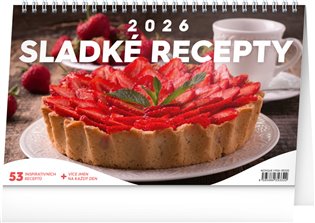 Stolní kalendář Sladké recepty 2026 - 