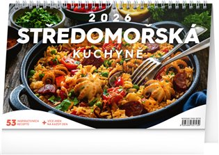 Stolní kalendář Středomořská kuchyně 2026 - 