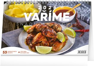 Stolní kalendář Vaříme snadno a rychle 2026 - 