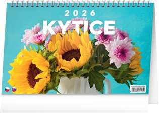 Stolní kalendář Kytice CZ/SK 2026 - 