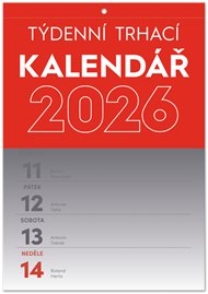 Nástěnný kalendář Trhací týdenní 2026, A5