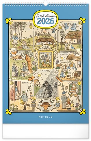Nástěnný kalendář Josef Lada 2026 - 