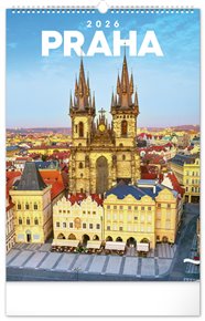Nástěnný kalendář Praha 2026