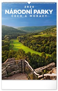 Nástěnný kalendář Národní parky Čech a Moravy 2026