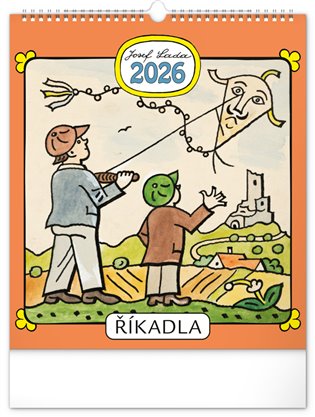 Nástěnný kalendář Josef Lada – Říkadla 2026 - 