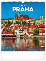 Nástěnný kalendář Praha 2026