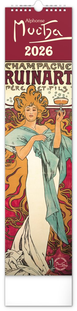 Nástěnný kalendář Alfons Mucha 2026 - 