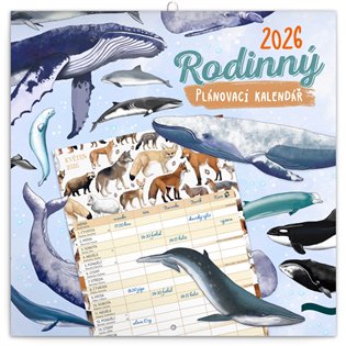 Rodinný plánovací kalendář Animalium 2026 - 