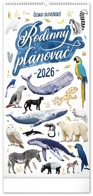 Nástěnný kalendář Rodinný plánovací Animalium 2026 - 
