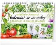 Měsíční plánovací kalendář se semínky 2026