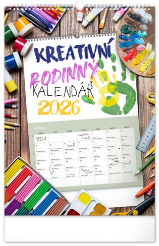 Kreativní rodinný kalendář 2026 - 