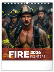 Nástěnný kalendář Dreamy Firefighters 2026