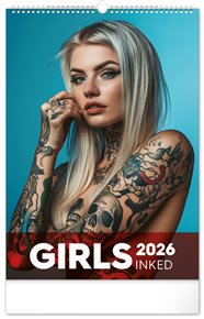 Nástěnný kalendář Inked Girls 2026