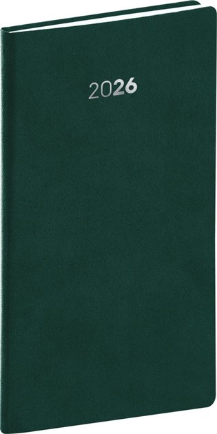 Kapesní diář Balakon 2026, zelený - 