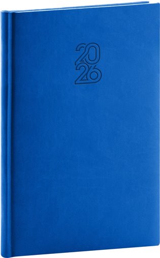 Týdenní diář Aprint 2026, modrý - 