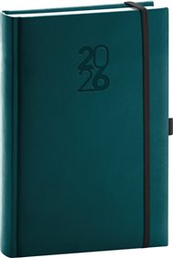 Denní diář Aprint Top 2026, petrolejový