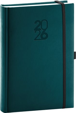 Denní diář Aprint Top 2026, petrolejový - 