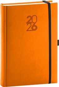 Denní diář Aprint Top 2026, oranžový