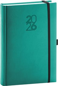 Denní diář Aprint Top 2026, tyrkysový