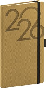 Kapesní diář Ajax 2026, zlatý