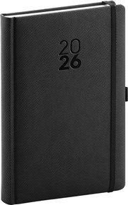 Denní diář Diamante 2026, černý