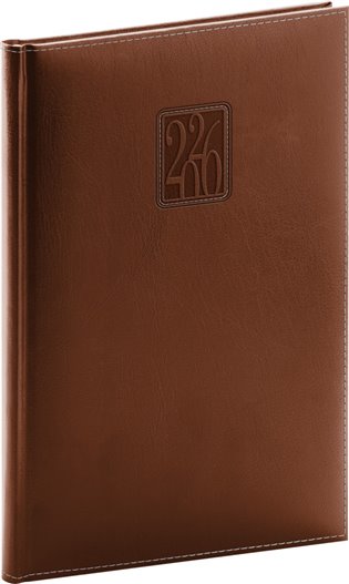 Týdenní diář Panama 2026, hnědý - 