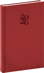 Denní diář Essenza 2026, třešeň