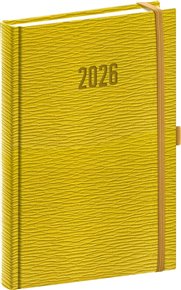 Denní diář Rivoli 2026, žlutozelený