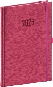 Týdenní diář Rivoli 2026, růžový