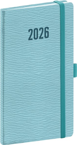 Kapesní diář Rivoli 2026, světle modrý - 