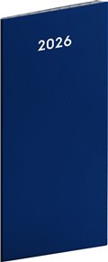 Kapesní diář Modrý 2026, plánovací měsíční